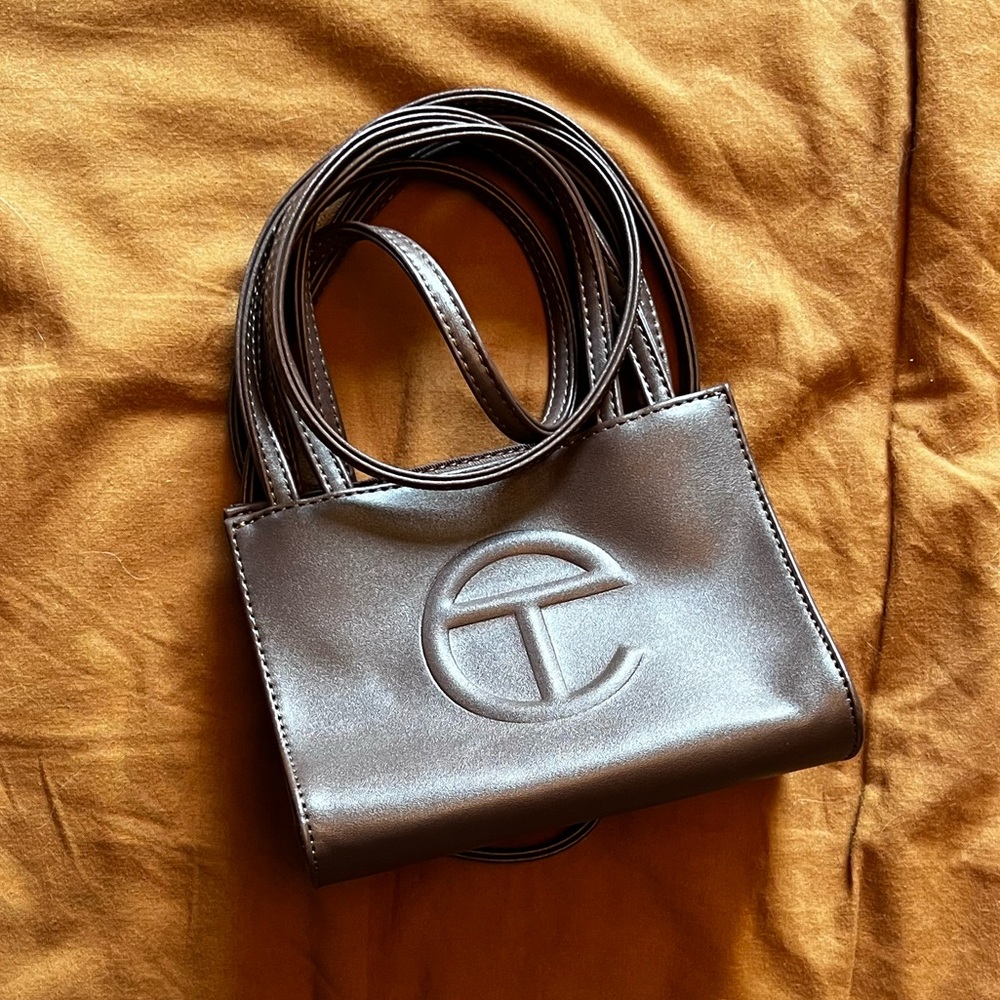 Telfar Small Chocolate Brown Shopping Bag